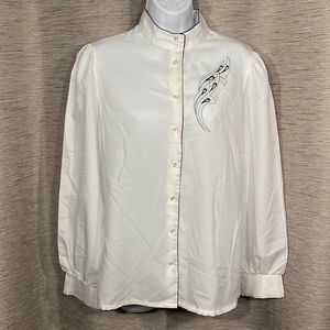 Vintage Judy Bond button down shirt